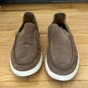 Sienne Slip On Moc Toe Loafers - Medium Beige